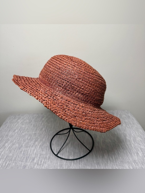 Helen Kaminski Accessories - Kaminski Australia Wide Brim Raffia Sun Hat | Terracotta | Boho Beach Coastal